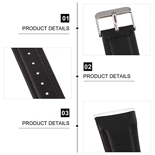 UKCOCO Pulseira de Pulseira de Couro Genuíno Pulseira de Pulseira Elástica Pulseira de Substituição