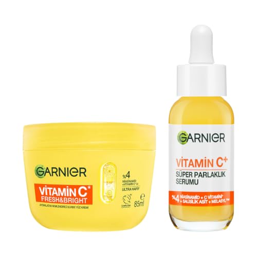 C Vitamini Fresh & Bright Aydınlatıcı Nemlendirici Sorbe Yüz Kremi, C Vitamin Serum, Vegan