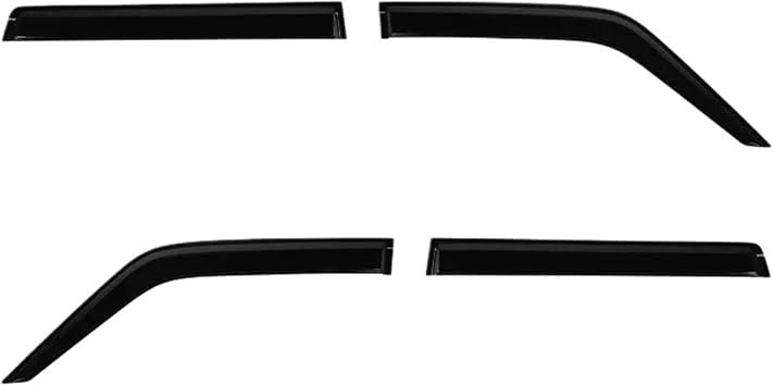 4Pcs Window Rain Awnings Shelters Deflector Compatible With Nissan Patrol GU Y61 1998-2016 Door Weather Vent Visors Eyebrow Sun Shield Guard