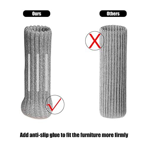 Pack of 32 chair leg socks, furniture leg socks, non-slip - Image 3