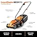 LawnMaster 20VMWGT 24V Max 13-inch Lawn Mower and Grass Trimmer 10-inch Combo with 2x4.0Ah Batteries and Charger