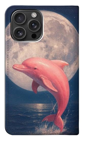 Etui iPhone 16 Pro Max flip protection intégrale antichoc dauphin - 2