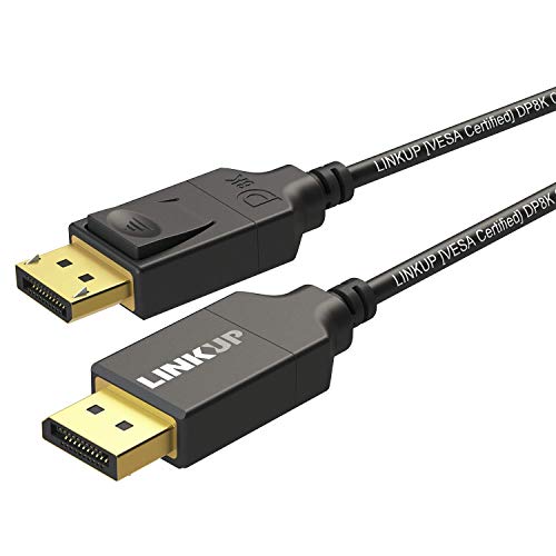 DisplayPort 1.4 DP8K ケーブル コネクタ 変換器 アダプター コード HBR3 DSC 1.2 ロッキング機能付き 34 AWG 8K 5K 4K 3K 2K UHD QHD FHD 2メートル