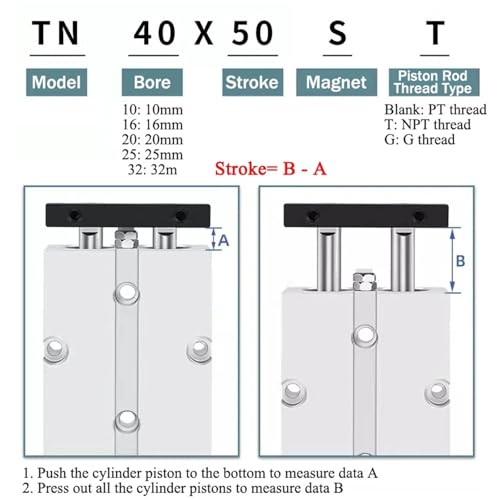 Vérin pneumatique double tige anti-rotation pour guidage précis - 6