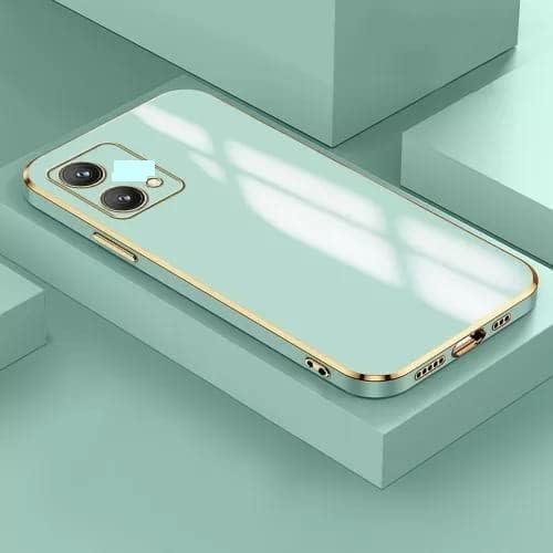 Erams Online for Motorola/Moto G54 5G Plating Square Gold Frame Phone Case Luxury Soft Silicone Back Cover for Motorola/Moto G54 5G (Mint Green) (B0D8GWHCMB) Amazon Price History, Amazon Price Tracker