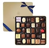 Leonidas Heritage Gold Tin – Fine Belgian Chocolate Assortment (30 Pieces) Timeless Tin. Irresistible Taste. Crafted in Belgium.