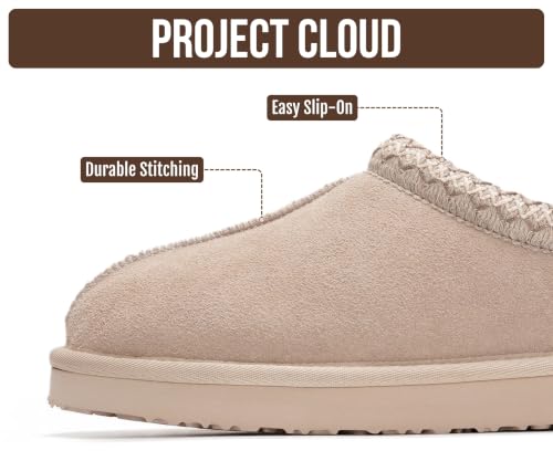Image of Project Cloud 100% Genuine Leather Shearling Slippers for Women (Nerita)