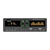 ➤ 【Bluetooth】 - Rispondi / effettua chiamate e mantieni le mani libere senza distrazioni. Il microfono integrato rileva la tua voce e gli altoparlanti dell'auto ti consentono di ascoltare la persona dall'altra parte. Riproduci e controlla la tua musica e app come Spotify / Pandora in modalità wireless