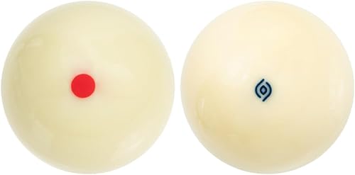Bolas de billar profesionales 2 unidades, 2.3 in, grandes, resistentes al desgaste, blancas, para billar y accesorios de mesa de billar