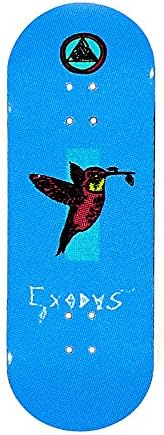 Exodus Anoixi Series Fingerboard Deck (Teal(Bird), 34mm)