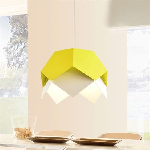 Éclairage de plafond en métal vintage bleu suspension rétro réglable E27 LWX