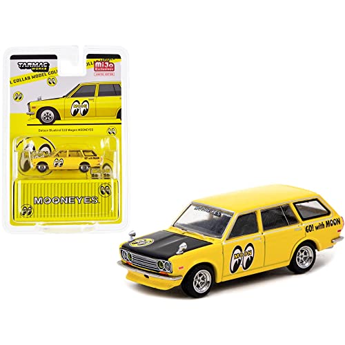 Datsun Bluebird 510 Wagon Mooneyes 1:64 Tarmac Works miniatura 2
