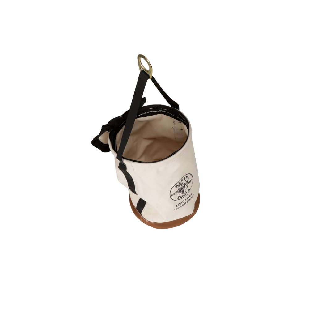 5104 bolsa de trabajo con puntos de conexión, de lona con fondo de piel. 6