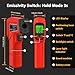 FKM Laser Thermometer Gun Non-Contact Infrared Temperature Gun,-58°F~986°F(-50°C~530°C) AdjustableEmissivity,Digital Thermometer Gun for Industrial,Kitchen Cooking,Oven,Automotive,HVAC,Not for Human