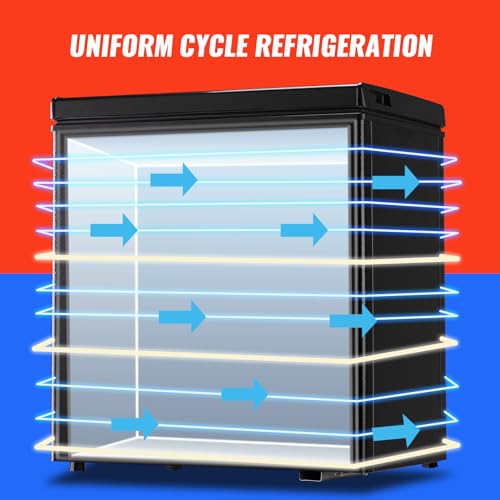 5.0 CU.FT Deep Freezer Top Open Door Mini Chest Freezer with Removable Storage Basket for Home Kitchen Garage