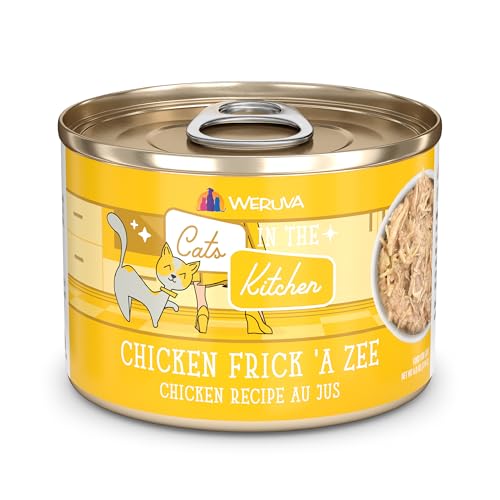 Image of Weruva Cats in the Kitchen, Chicken Frick 'A Zee with Chicken Au Jus Cat Food, 6oz Can (Pack of 24)