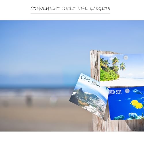 image for 120 Count Push Pins,Clear Thumb Tacks, DEEINN Pins & Tacks, Clear Thum