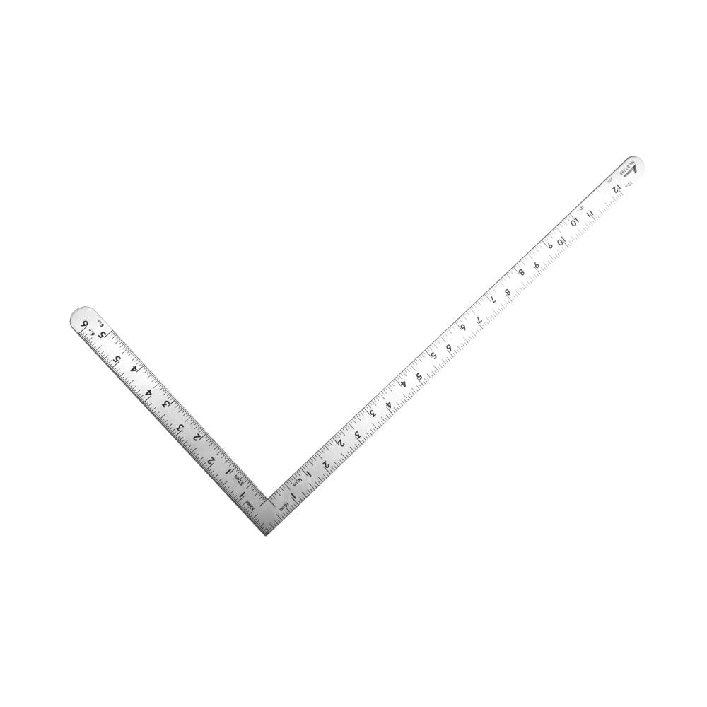Shinwa 87398 12" x 6" Stainless Steel Squares Imperial