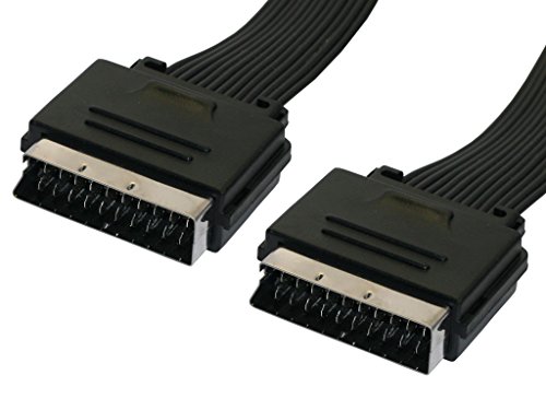 Avalva 1088 - Cavo scart, 0,5 m, colore: Nero