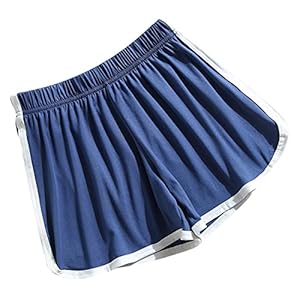Women’s Running Shorts Casual Striped Yoga Shorts Summer Beach Shorts Lounge Short
