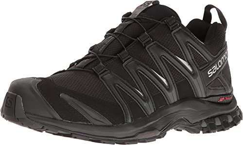 Salomon Men's XA Pro 3D ClimaShield Waterproof Trail Running Shoe, Black/Black/Magnet, 11 M US