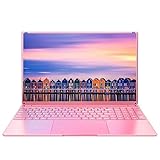 Ordinateur Portable Ultra-Fin de Bureau de 15,6 Pouces, Ordinateur Portable de Jeu Portable, Prise en Charge du WiFi Double Bande, Clavier rétroéclairé Pleine Taille