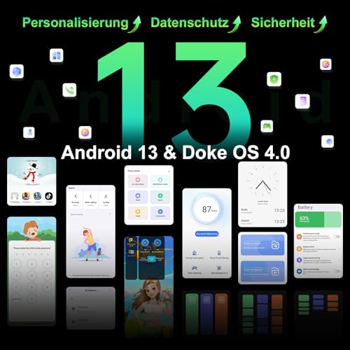 Blackview BV5300 Plus(24GB+128GB) Outdoor Handy Ohne Vertrag 6580mAh Akku, 6.1' HD+, Android Outdoor...