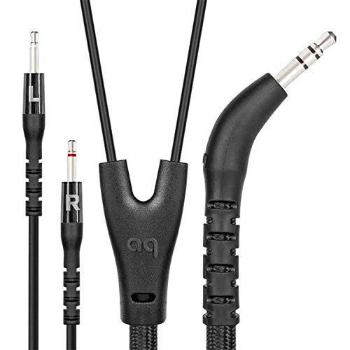 AudioQuest Kopfhörerkabel 3 M – Ersatz Für Nighthawk & Nightowl, Mit 3,5 Mm Auf 2x 2,5 Mm Anschlüssen