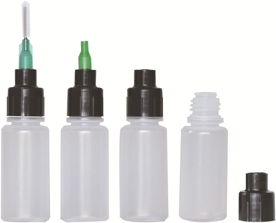 15 Packs 10ml Luer Lock Bottles Glue Henna Jagua Dispensing