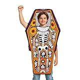 Genérico Disfraz de ataúd de Halloween | Ropa Holgada De Esqueleto Ataúd | Mono Halloween | Para Mujeres Hombres Niños Accesorios Actuación De Baile Temática Juego De Roles