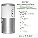 OVO 700 Airwatts Large and Powerful Central Vacuum System, Hybrid Filtration (with or Without Disposable Bags) 25L or 6.6 Gal, 30 ft Deluxe Accessory Kit Included