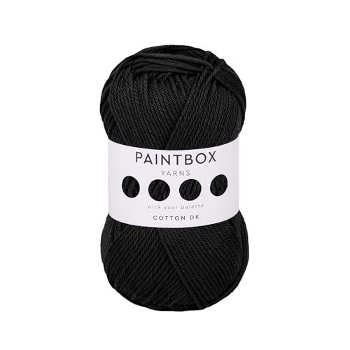 Paintbox Yarns 100% Cotton DK Yarn 1.76oz 50g 137yds 125m | Paper White Wool For Crochet Knitting - Soft Lightweight Double Knit Yarn For Clothes product thumbnail 9