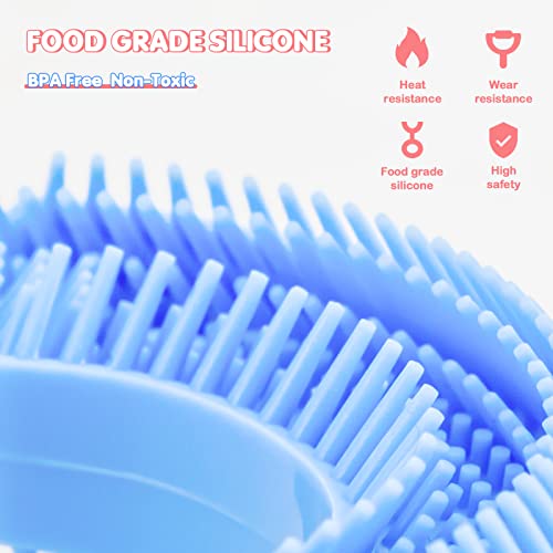 Qiqamole Toddler Toothbrush U-Shaped Kids Toothbrush Baby Soft Silicone Toothbrush Manual Training Toothbrush Infant 360° Oral Teeth Cleaning Design For Kids 2-7 Years Old (Blue) #TOP3
