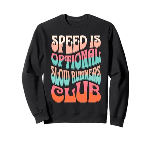Funny Funky Colorful Speed is option Slow Runners Club Pun �g���[�i�[