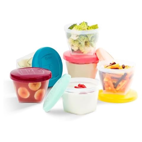 Babymoov Leak Proof Storage Bowls | BPA Free Containers With Lids, Ideal to Store Baby Food or Snacks for Toddlers (PICK YOUR SET SIZE) Cover