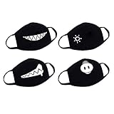 Viene con 4 máscaras de patrones diferentes, ideales para hombres y mujeres unisex, niñas y niños, que usan ropa interior y exterior.