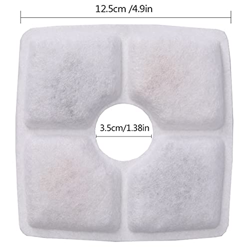 Hantoc 10 Packs Cat Water Fountain Filters - Image 2