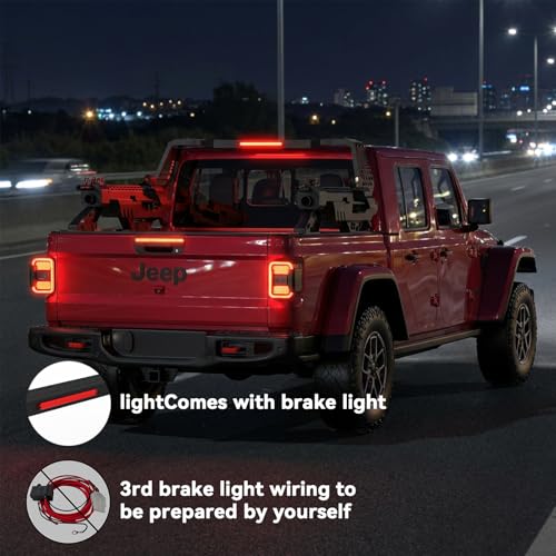Image of Machine Gun Roll Bar for 2019-2026 Jeep Gladiator Pickup Truck, No Drilling Needed Military Gun Bar Chase Rack | Compatible with Retract Bed Cover T-Slots
