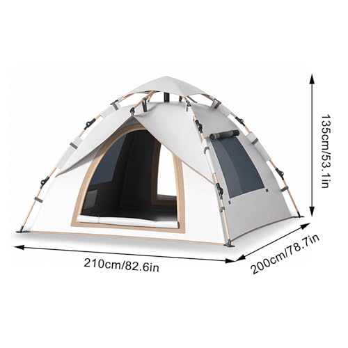 Carpa de camping Pop-Up para 3-4 personas ligera y portátil miniatura 2