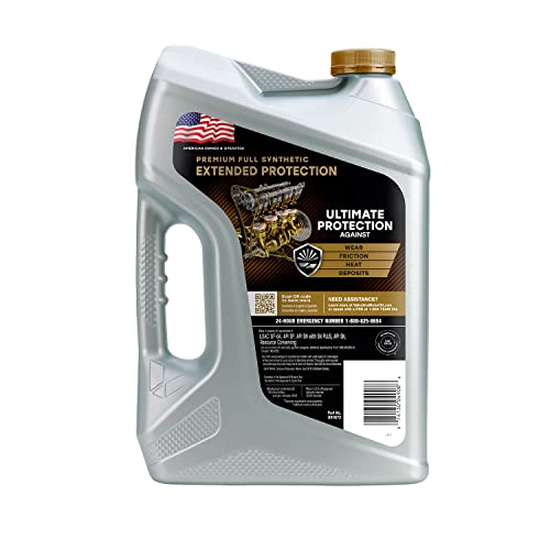 Image of Valvoline Extended Protection Full Synthetic Motor Oil SAE 5W-20 5 QT (Pack of 2)