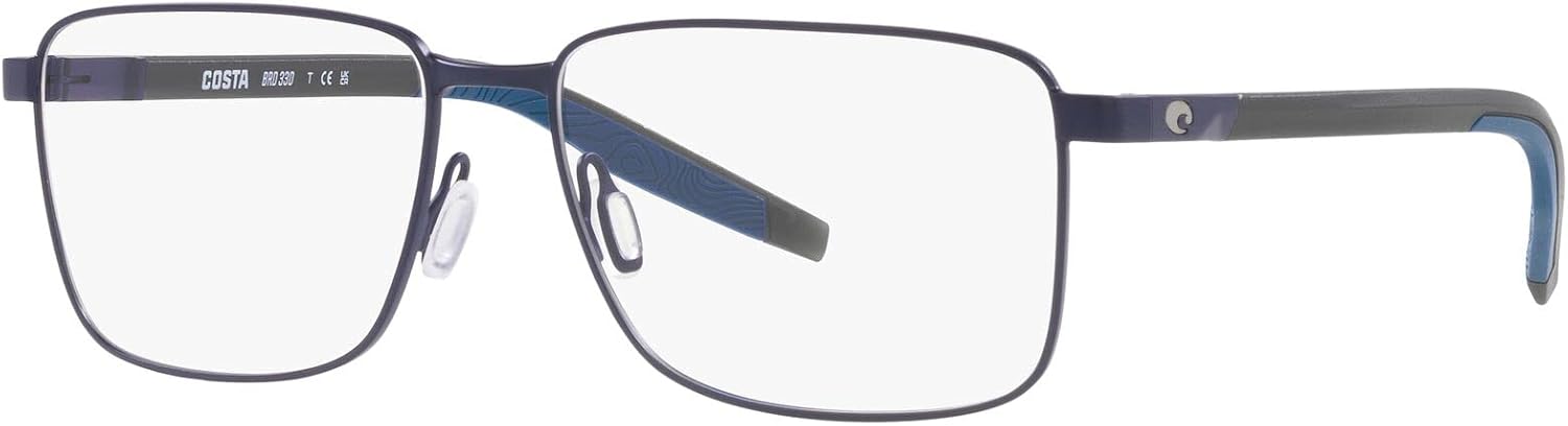 Costa Del Mar Mens Bimini Road 330 Square Prescription Eyewear Frames