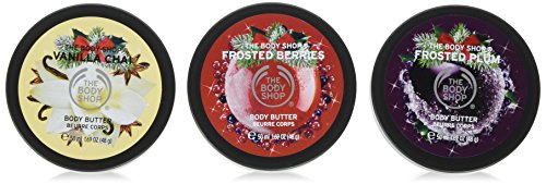 The Body Shop Limited Edition Seasonal Body Butters Trio Spinner Gift Set, 3pc Set of Travel Size Assorted Body Butters