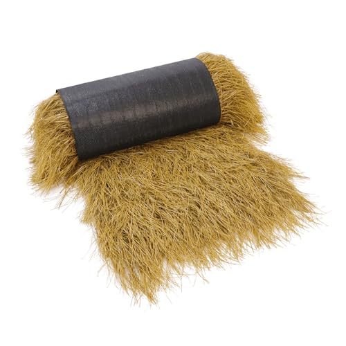 Tiki Thatch Toit Paille Artificielle Rouleau Herbe Décoration Jaune 3 x 0.4M
