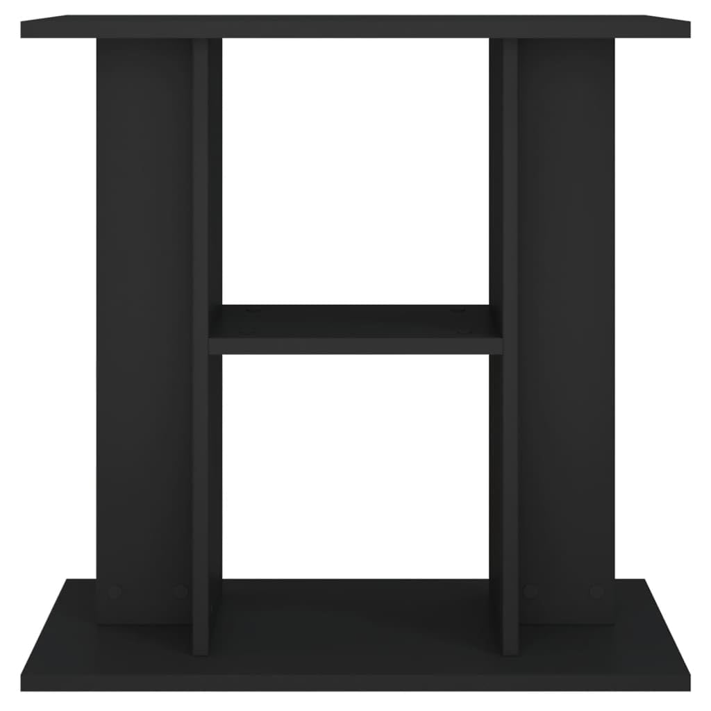 Toshilian Meuble pour Aquarium, Support pour Aquarium Meuble pour Aquariophilie Support pour aquarium noir 60x30x60 cm bois d'ingénierie