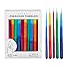 Zion Judaica Colorful Hanukkah Candles Set of 45 0.38