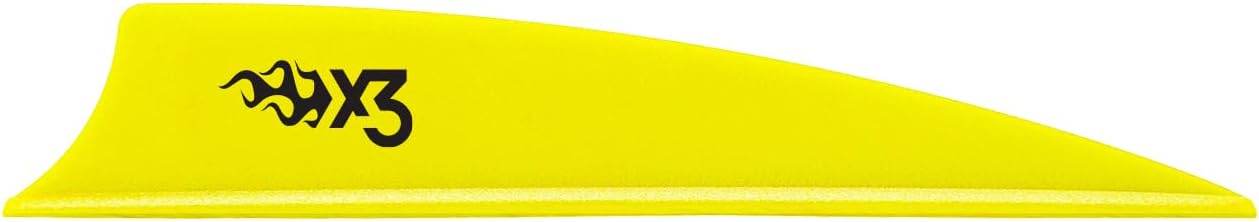 X3 Vane, 3", Neon Yellow, 100pk
