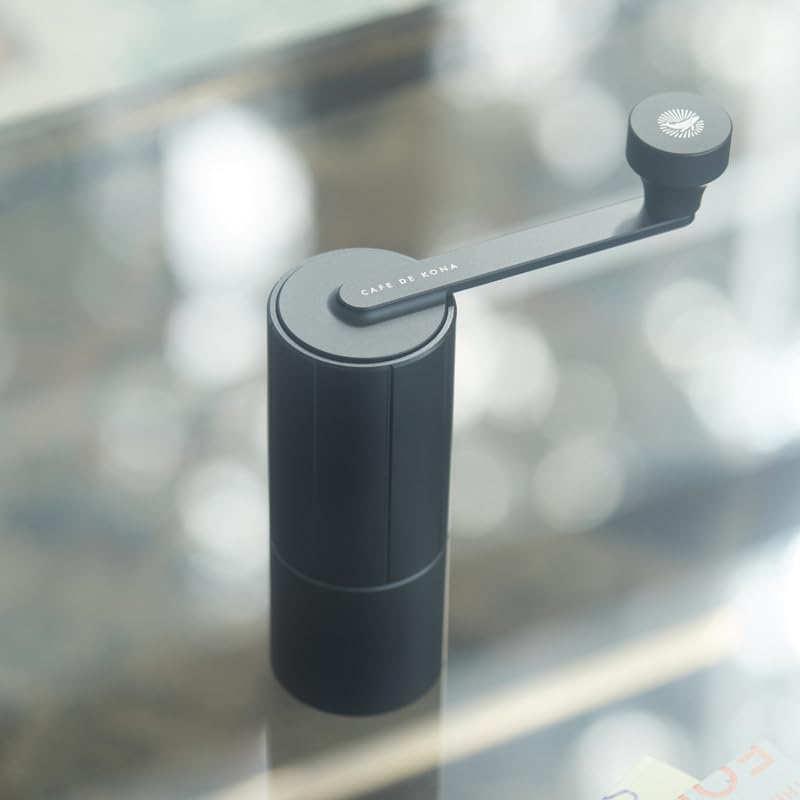 Miniatura 7 de CAFEDEKONA M3 - Molinillo de café manual de alta calidad, acero inoxidable con rebabas cónicas, molinillo de mano ajustable portátil para