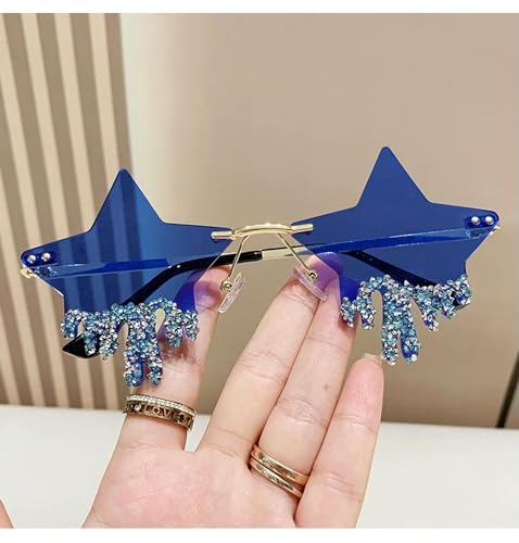 Lunettes de soleil sans monture finis les masques lourds pour Halloween