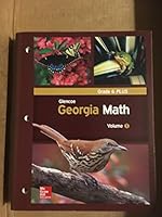 Glencoe Georgia Math Grades 6 Plus Volume 1 0021354782 Book Cover