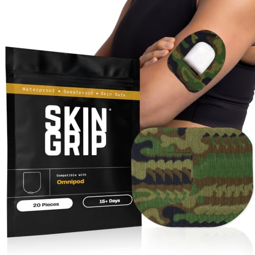Skin Grip Insulet Omnipod 5 Adhesive Patches, (Also Fits Omni Pod Dash)
